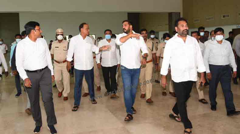 ముఖ్యమంత్రి నెల్లూరు పర్యటనకు ఏర్పాట్లు – పరిశీలించిన మంత్రి అనీల్