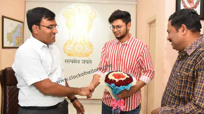 ఉక్రెయిన్ నుంచి నెల్లూరు చేరిన విద్యార్ధి… కలెక్టర్ కు కృతజ్ఞతలు