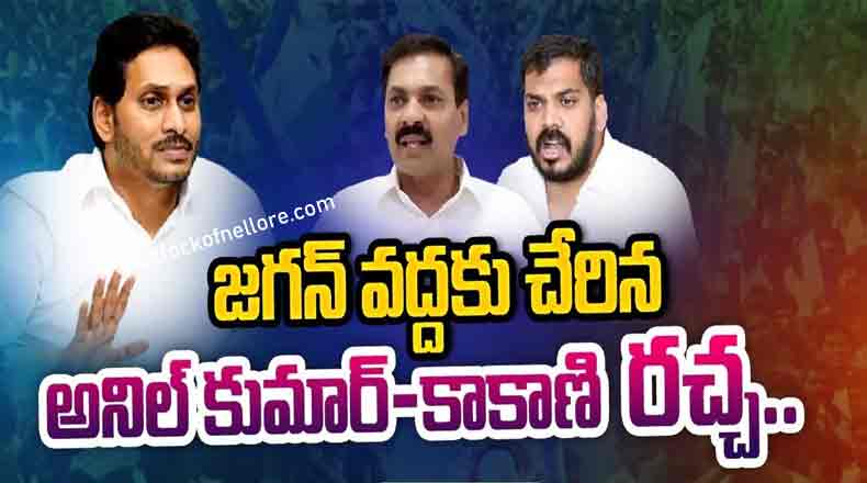 తాడేపల్లికి చేరిన సింహపురి పంచాయితీ – కాసేపట్లో సిఎంతో కాకాణి, అనీల్ భేటీ