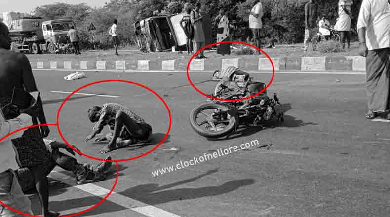 జాతీయ రహదారిపై ప్రమాదం – ఒకరు మృతి, ముగ్గురికి గాయాలు