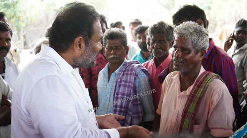 దొంతాలిలో గడప గడపకూ రూరల్ ఎమ్మెల్యే కోటంరెడ్డి శ్రీధర్ రెడ్డి