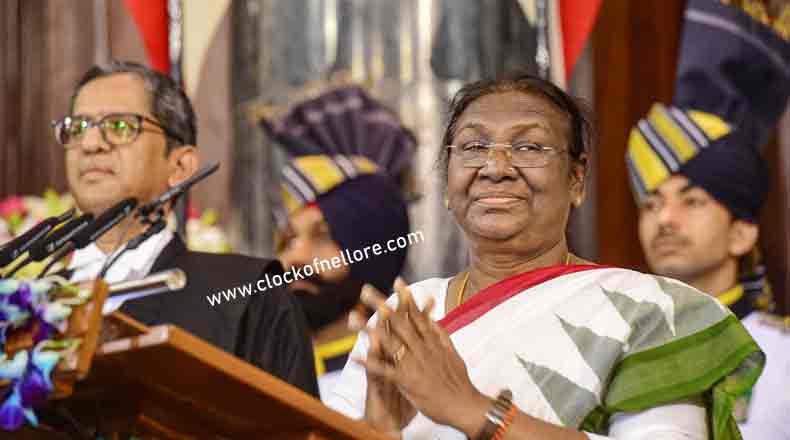 రాష్ట్రపతిగా ముర్ము ప్రమాణ స్వీకారం… హాజరైన నెల్లూరు ఎంపిలు