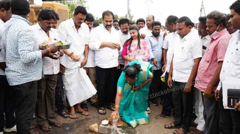 అధ్వాన్నపు రోడ్లకు స్వస్తి… అందమైన రోడ్లకు ఎమ్మెల్యే కోటంరెడ్డి శ్రీకారం…