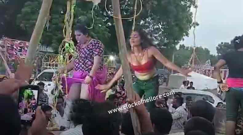 కలిగిరిలో హిజ్రాల న్యూడ్ డ్యాన్స్… అమ్మవారి జాతరలో అపచారం