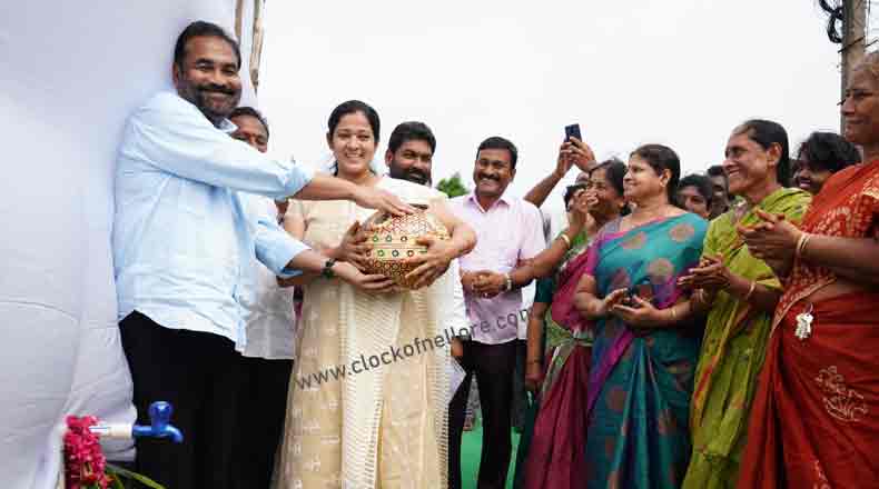 20వ డివిజన్ లో మంచినీటి పైప్ లైన్ – ప్రారంభించిన ఎమ్మెల్యే కోటంరెడ్డి