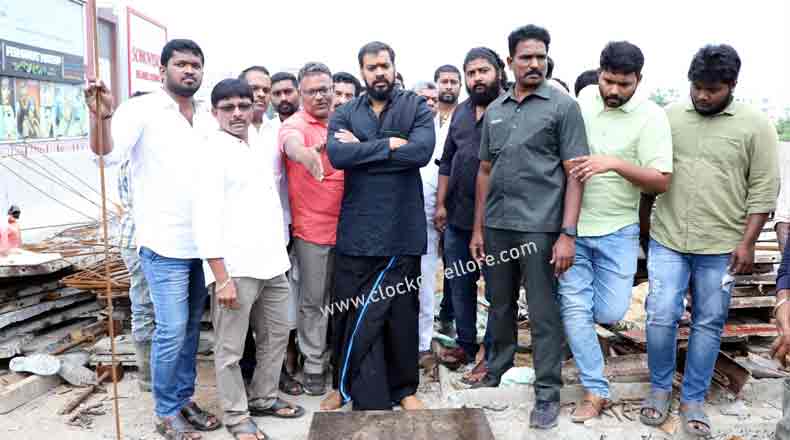 ఫ్లై ఓవర్ పనులు, కార్తీక దీపోత్సవ ఏర్పాట్లు పరిశీలించిన మాజీ మంత్రి అనీల్