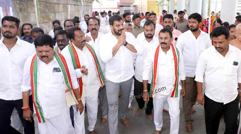 వివిధ అభివృద్ధి పనులకు శ్రీకారం చుట్టిన మాజీ మంత్రి అనీల్ కుమార్ యాదవ్