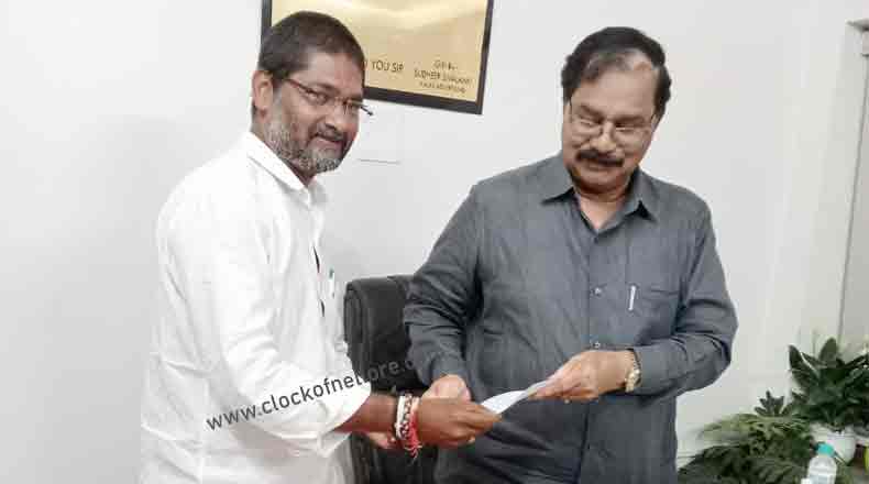 నెల్లూరు రూరల్ వైసీపి అధికార ప్రతినిధిగా జివి. ప్రసాద్