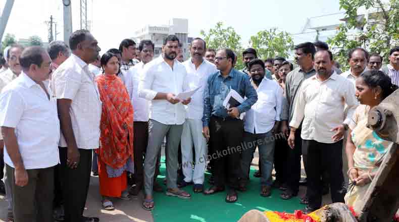 మురుగునీటికి శాశ్వత పరిష్కారం : పలు ప్రాంతాల్లో ఎమ్మెల్యే అనీల్ పర్యటన