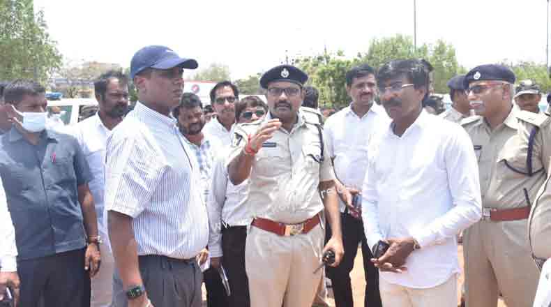 కావలిలో సిఎం పర్యటన ఏర్పాట్లు – పరిశీలించిన కలెక్టర్, ఎస్పీ, ఎమ్మెల్యే