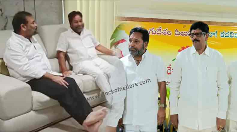 కోటంరెడ్డితో టిడిపి నేతల భేటీ… టిడిపి ఆఫీస్ లో ఆనం… లోకేష్ తో మేకపాటి