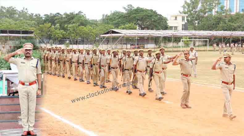 జెండా పండుగకు నెల్లూరులో ఏర్పాట్లు : కవాతు నిర్వహించిన పోలీసులు