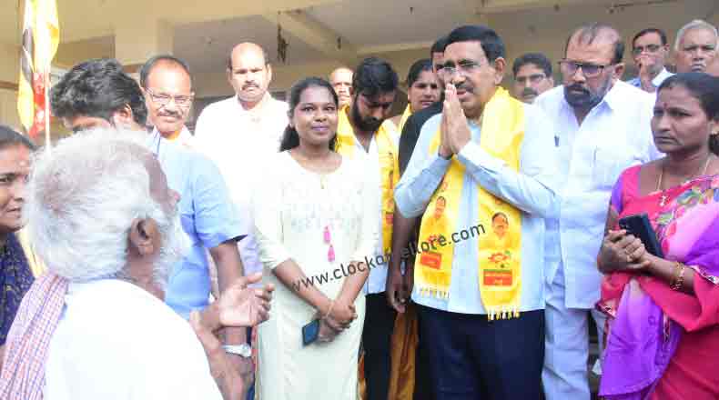 ముఖ్యమంత్రి జగన్ విజన్ లెస్ నేత : ప్రచారంలో మాజీ మంత్రి నారాయణ