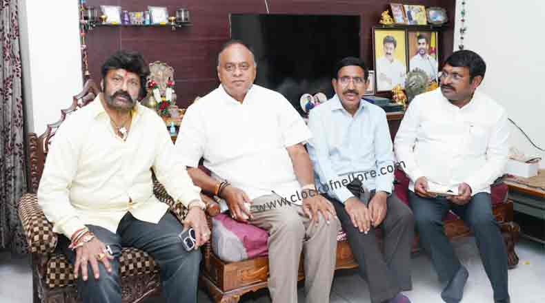 బాలయ్యను కలిసిన విపిఆర్, నారాయణ, బీద