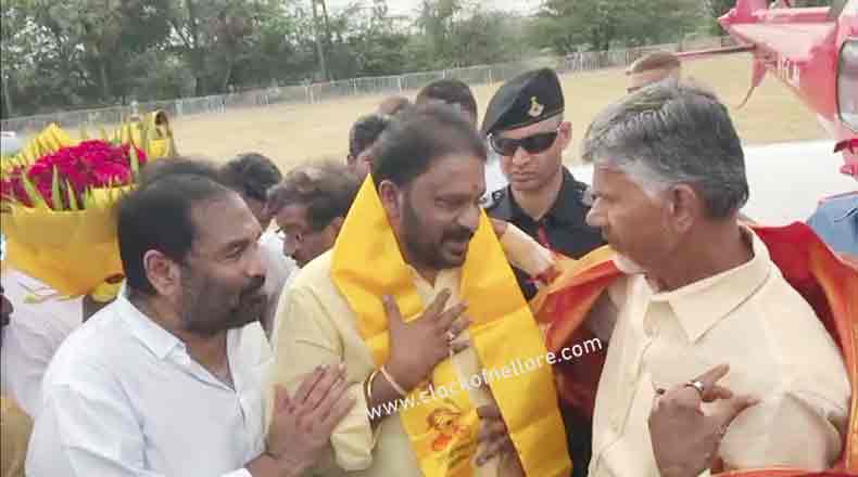 చంద్రబాబు సమక్షంలో టిడిపిలో చేరిన ఆదాల సన్నిహితుడు GVN