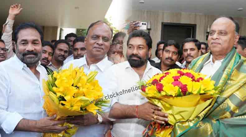 విపిఆర్ కు పుట్టిన రోజు శుభాకాంక్షలు తెలిపిన కోటంరెడ్డి బ్రదర్స్