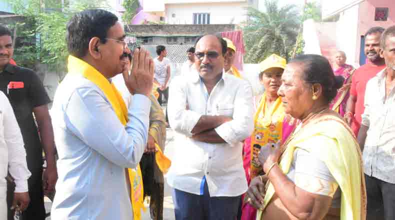 జగన్ ఉంటే ఎవరికీ ఉద్యోగాలు రావు : ప్రచారంలో నాారయణ మండిపాటు