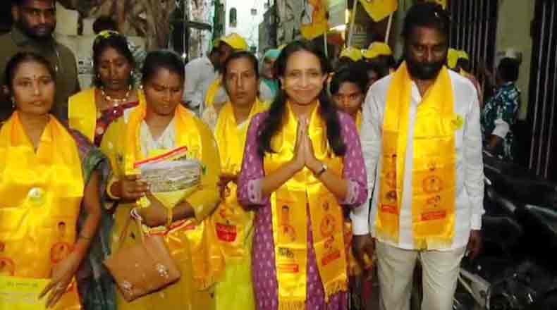 నారాయణతో నెల్లూరు రూపురేఖలే మారిపోతాయి : ప్రచారం నిర్వహించిన డాక్టర్ సింధూర