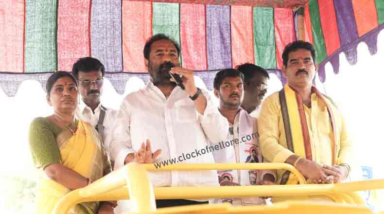 మండుటెండలోనూ కోటంరెడ్డికి బ్రహ్మరథం : ప్రచారంలో జనం ఆశీర్వాదం