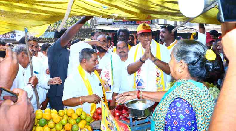 కలిగిరిలో విపిఆర్ ఎన్నికల ప్రచారం : సేవ కోసమే రాజకీయాల్లోకి వచ్చానని స్పష్టం