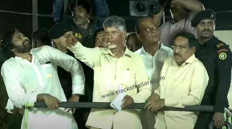 సింహపురి గర్జనతోనే జగన్ పతనం ఆరంభం : నెల్లూరు ప్రజా గళం సభలో చంద్రబాబు