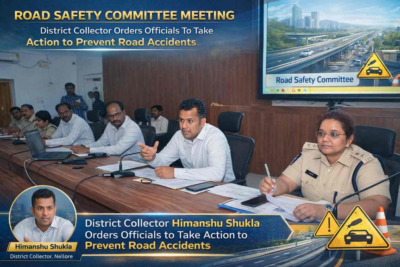 రాంగ్ రూట్ లో వచ్చే వాహనదారులపై కఠిన చర్యలు : జిల్లా కలెక్టర్ హెచ్చరిక